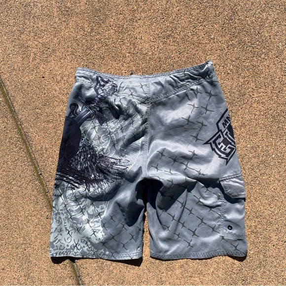 MMA Elite Skull Shirts M Measurement Gray - Picture 5 of 5